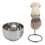 Stainless Steel Stand Shaving Brush Set for Men 4