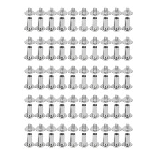 50 Paar M3.5 Nieten aus Edelstahl 4,5x10x9mm für Lederarbeiten