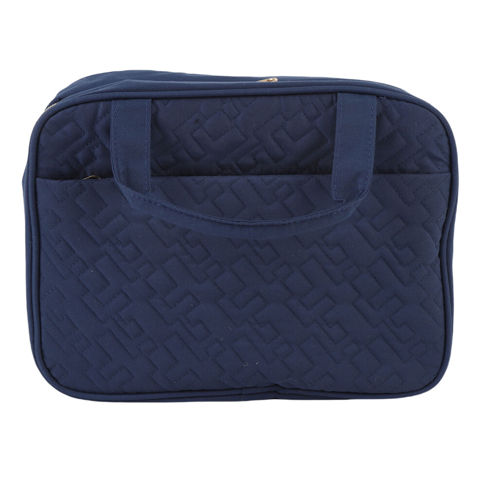 Blue/Pink () Travel Toiletry Bag Portable Makeup Organizer With Hanging Hook