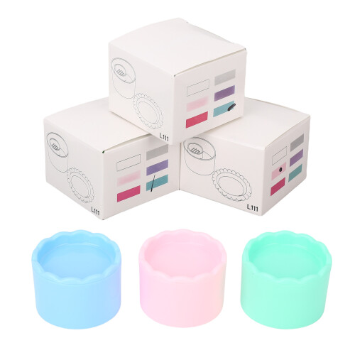 Draagbare nagelborstel waskom met deksel manicure
