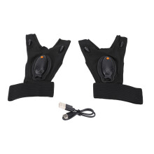 LED-Taschenlampe-Handschuhe, wiederaufladbar, zum Angeln