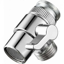 SUS304 Stainless Steel Diverter for Kitchen Sink Faucet or Bathroom Sink Faucet Faucet Replacement Part SBA021，Silver
