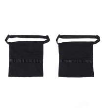 2x Halbleib-Schürze mit Taschen und verstellbarem Gürtel