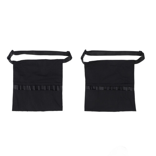 2x Halbleib-Schürze mit Taschen und verstellbarem Gürtel