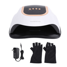 (US Plug) UV-LED-Nagellampe 3 Timer, Auto-Off mit Handschuhen, US-Stecker