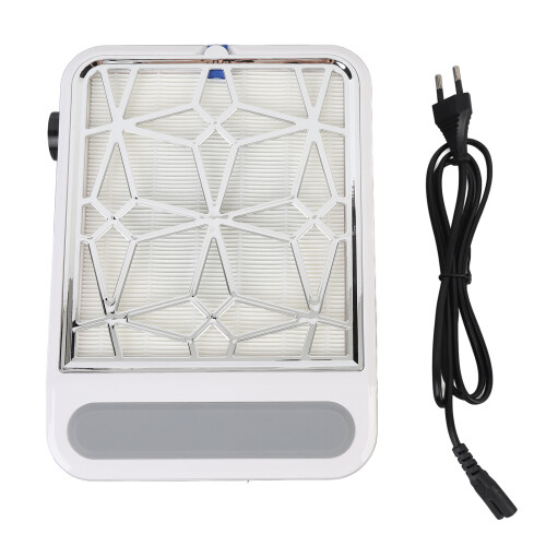 (EU Plug) Nagelstaub-Absaugung mit wiederverwendbarem Filter & EU-Stecker