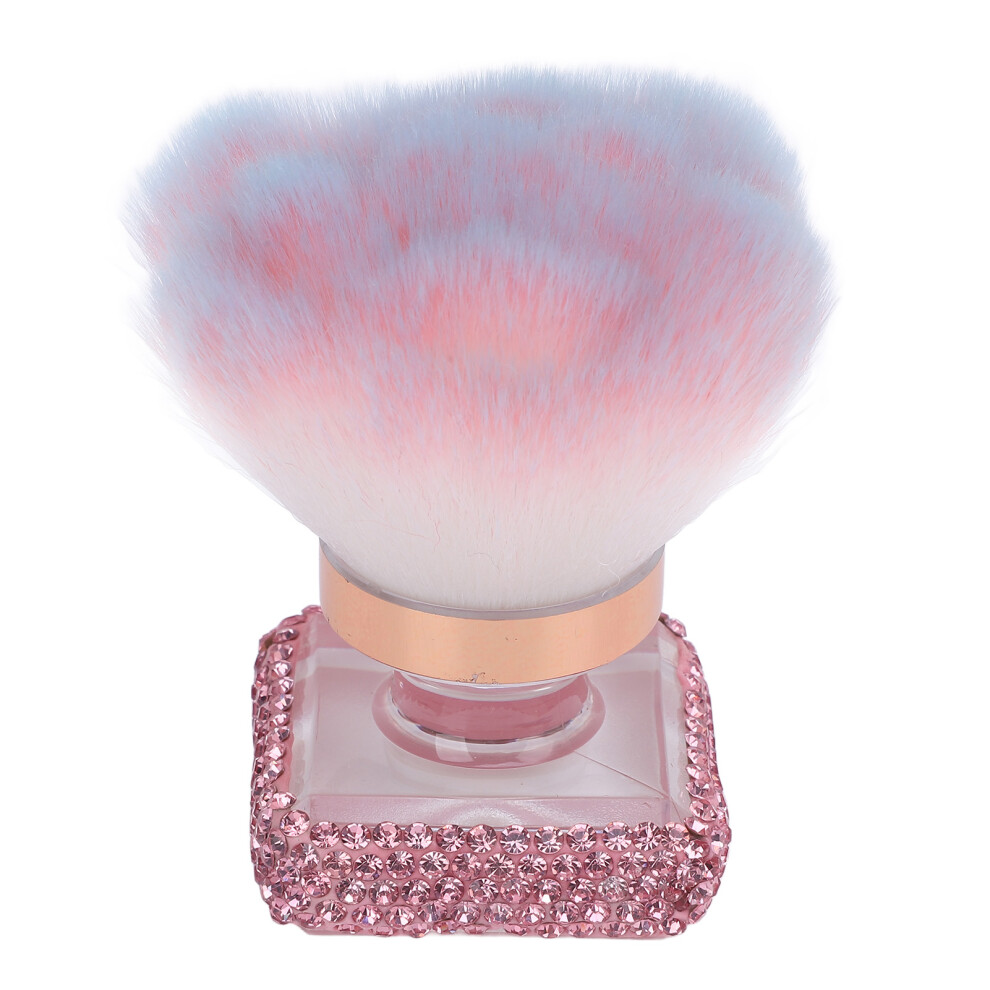 Pink/Silver () Nail Dust Brush Fluffy Soft Art Powder Remover Cleaner