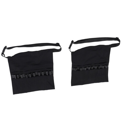 2x Halbleib-Schürze mit Taschen und verstellbarem Gürtel 2