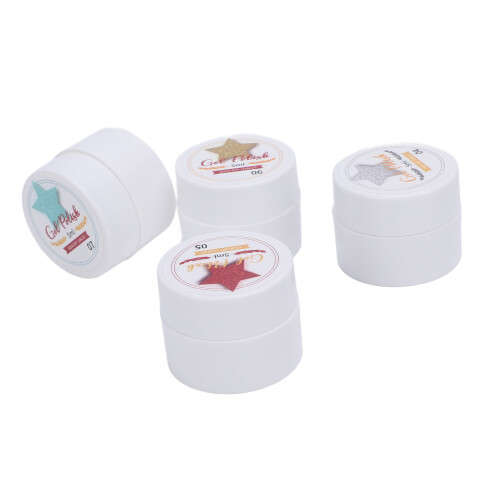 5ml Glitter-Gellack, 4 Farben, glänzend für Maniküre 2