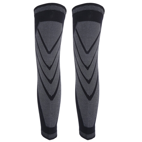(XL) 2Pcs Summer Thin Kneepad Nylon Flexible Long Sleeve Knee Protector XL 2