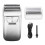 (Silver) Electric Foil Clipper LED Adjustable Double Foils Silver 1
