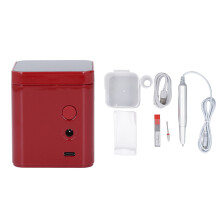 (Red) 2-in-1 tragender Nagelbohrer 0-35000 U/min, leise, schwarz