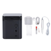 (Black) 2-in-1 tragender Nagelbohrer 0-35000 U/min, leise, schwarz