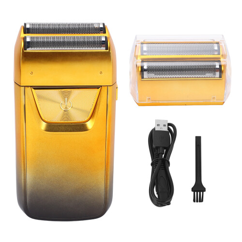 (Gold) Electric Foil Clipper LED Adjustable Double Foils Silver