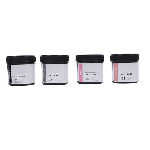 3D Solid Gel Nails Non-Stick 4 Colors 100g