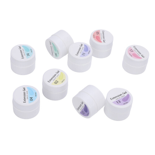 9 Colors 5ml Nail Extension Gel Polish 2