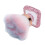 (Pink) Nagelstaubpinsel, weich, silber 2