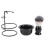 Set Pennello Barba Sintetico Manico Legno 1