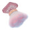 (Pink) Nagelstaubpinsel, weich, silber 5