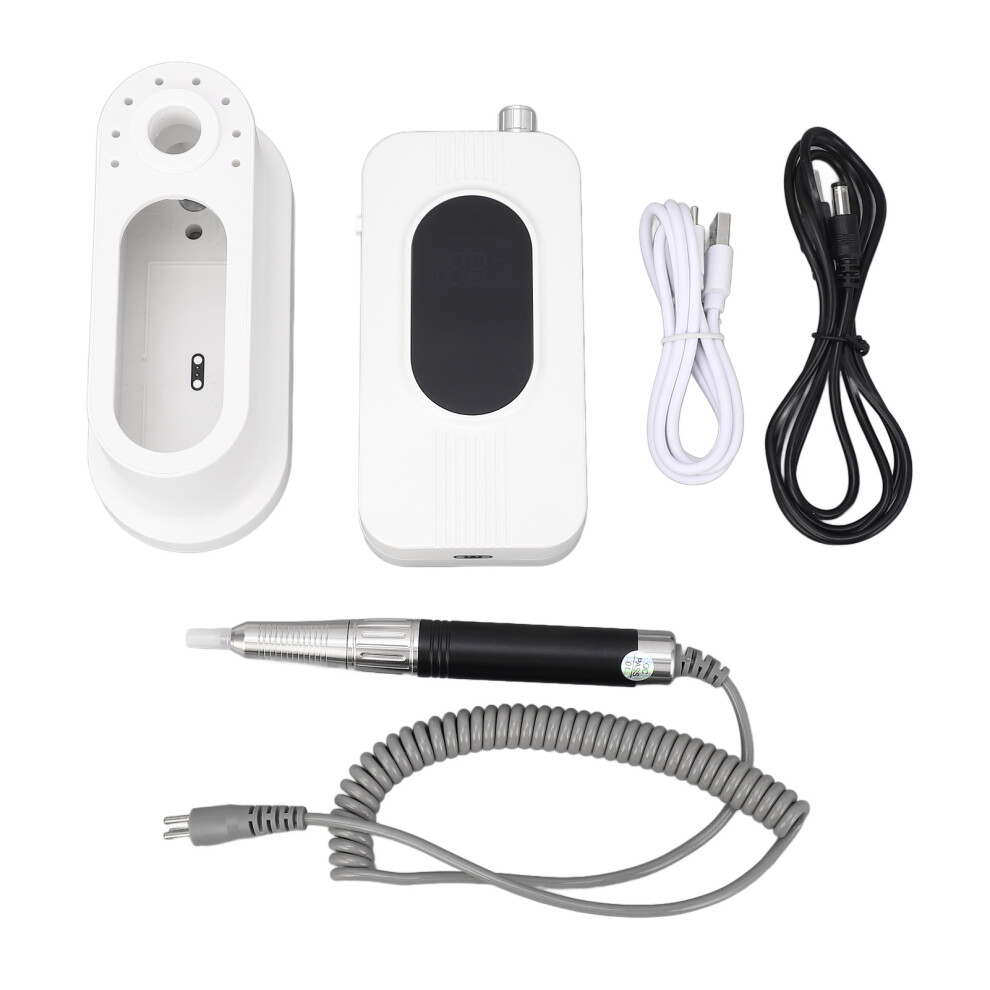 Rechargeable Nail Drill 0-35000rpm Low Noise Professional File