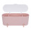 (Pink) Cotton Swabs Organizer 3 Grids Dispenser Dust Resistant White 4