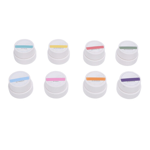 Set Smalto Gel 8pcs 5g + Colla Strass