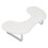 (White) Detachable U-Shape PU Nail Arm Rest for Salon/Home 5
