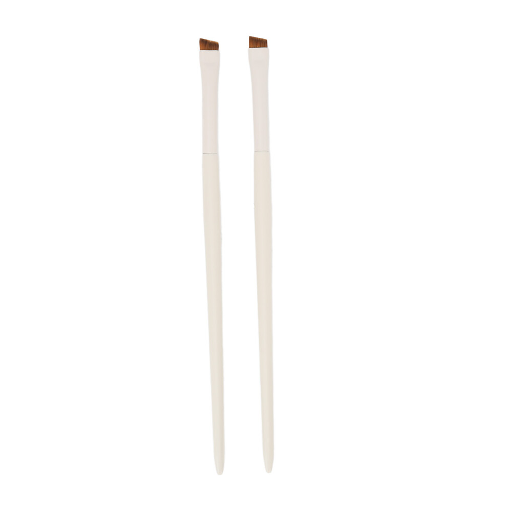 2pcs Angled Eyeliner Brush Ultra Thin Slanted Makeup Tool