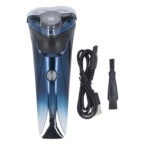 Elektrischer Barttrimmer 3 Köpfe 6200U/min USB wasserdicht