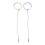 2x Wimperpincet houder siliconen armband 1