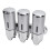 Distributore triplo shampoo da parete T-Bar 2