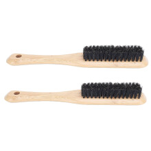 2x Spazzola Barba Bamboo Anti-Annodatura
