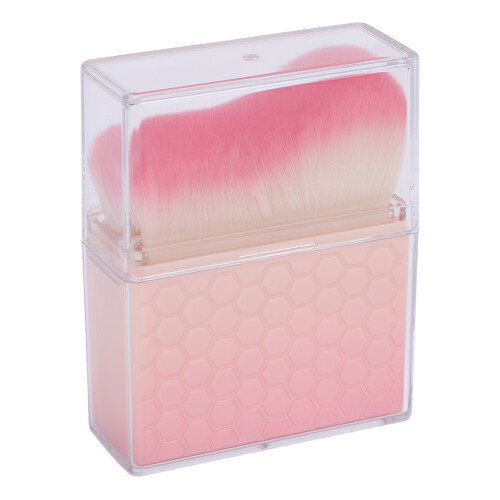 (Pink Gradient) Flache Make-up-Bürste, tragbar, weich, für Foundation 1