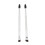 2pcs Silver Double Ended Brow Brush Soft Hair Spiral Tool 1