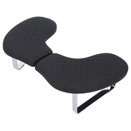 (Black) Detachable U-Shape PU Nail Arm Rest for Salon/Home 2
