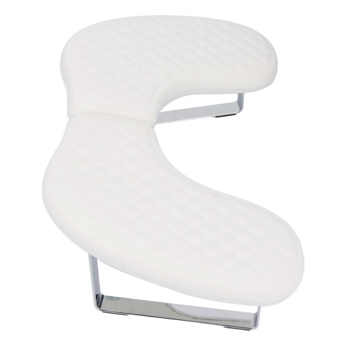 (White) Detachable U-Shape PU Nail Arm Rest for Salon/Home 2