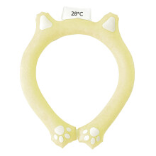 (Yellow) Wiederverwendbarer Nackenkühlschutz Hands Free Lila