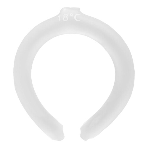 (White) Wiederverwendbares Nackenkühlband Pink