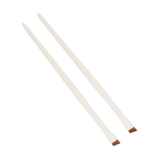 2x Schuine eyeliner penseel ultra dun 1