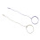2x Wimperpincet houder siliconen armband 3