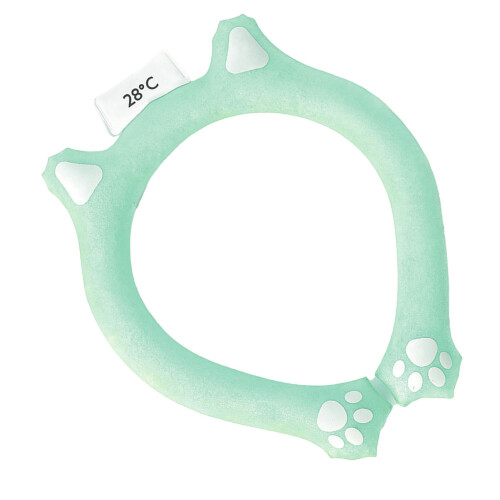 (Green) Reusable Purple Hands-Free Neck Cooling Ring 2