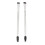 2pcs Silver Double Ended Brow Brush Soft Hair Spiral Tool 4