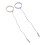 2x Wimperpincet houder siliconen armband 4