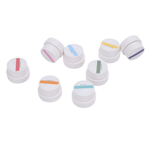 Set Smalto Gel 8pcs 5g + Colla Strass 1