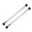 2x Wimperntusche-Pinsel Silber Doppelseitig 2