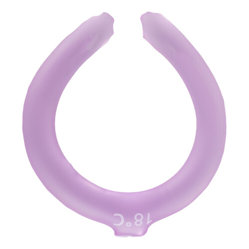 (Purple) Reusable Pink Neck Cooling Tube 2