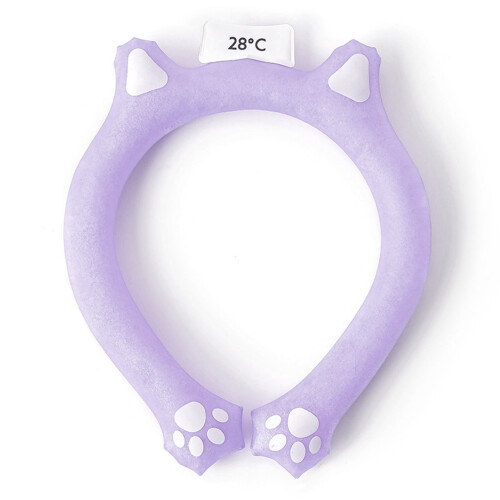 (Purple) Reusable Purple Hands-Free Neck Cooling Ring 2