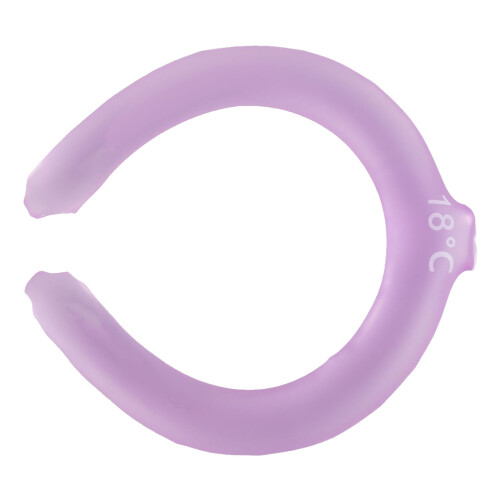 (Purple) Reusable Pink Neck Cooling Tube 1
