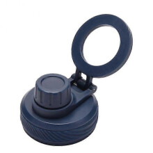 (Indigo) Vacuum Insulated Bottle Lid with Cellphone Magnetic Stand Thermal Water Cup Lid for