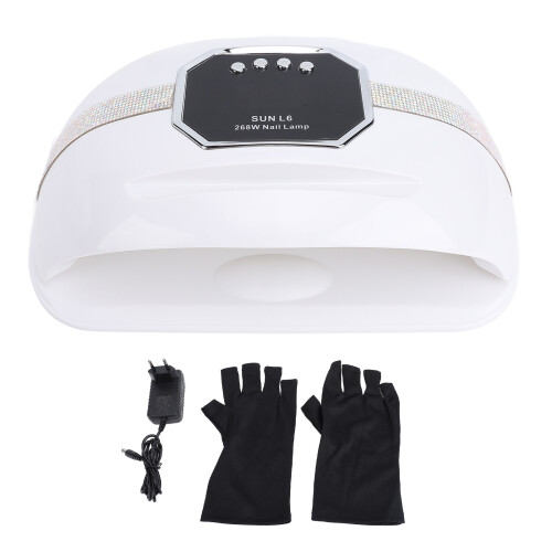 (EU Plug) 268W LED-Nagellampe mit Timer & Sensor, US-Stecker